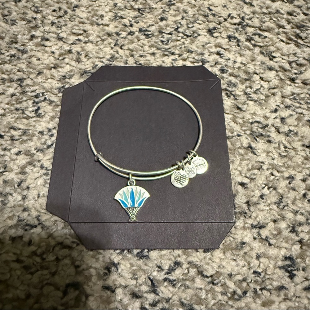 Alex and Ani Blue Lotus Card